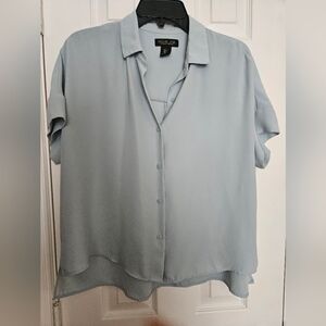 Rachel Zoe Light Blue Button Down Shirt